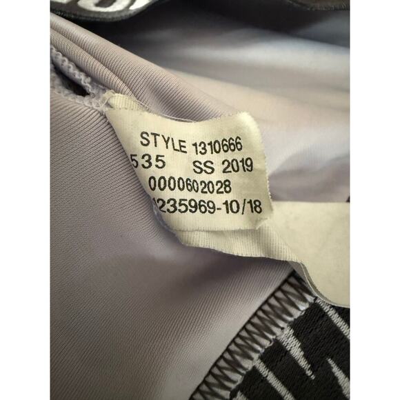 Under Armour Mid Crossback Strappy Sports Bras Womens Sz XL Green Purple Print - Picture 5 of 9